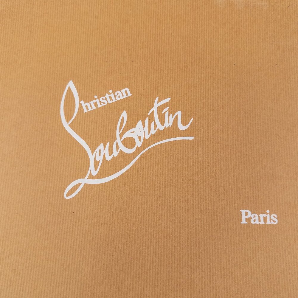 Christian Louboutin Black Leather Bourge 100 Knee-High Boots - Picture 11 of 14